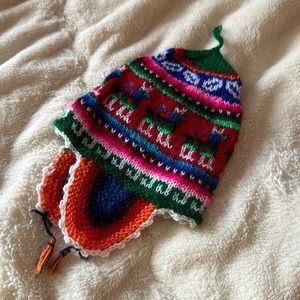 Knitted hat for baby 0-12 months